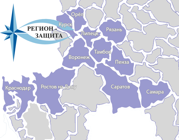 Карта регионов